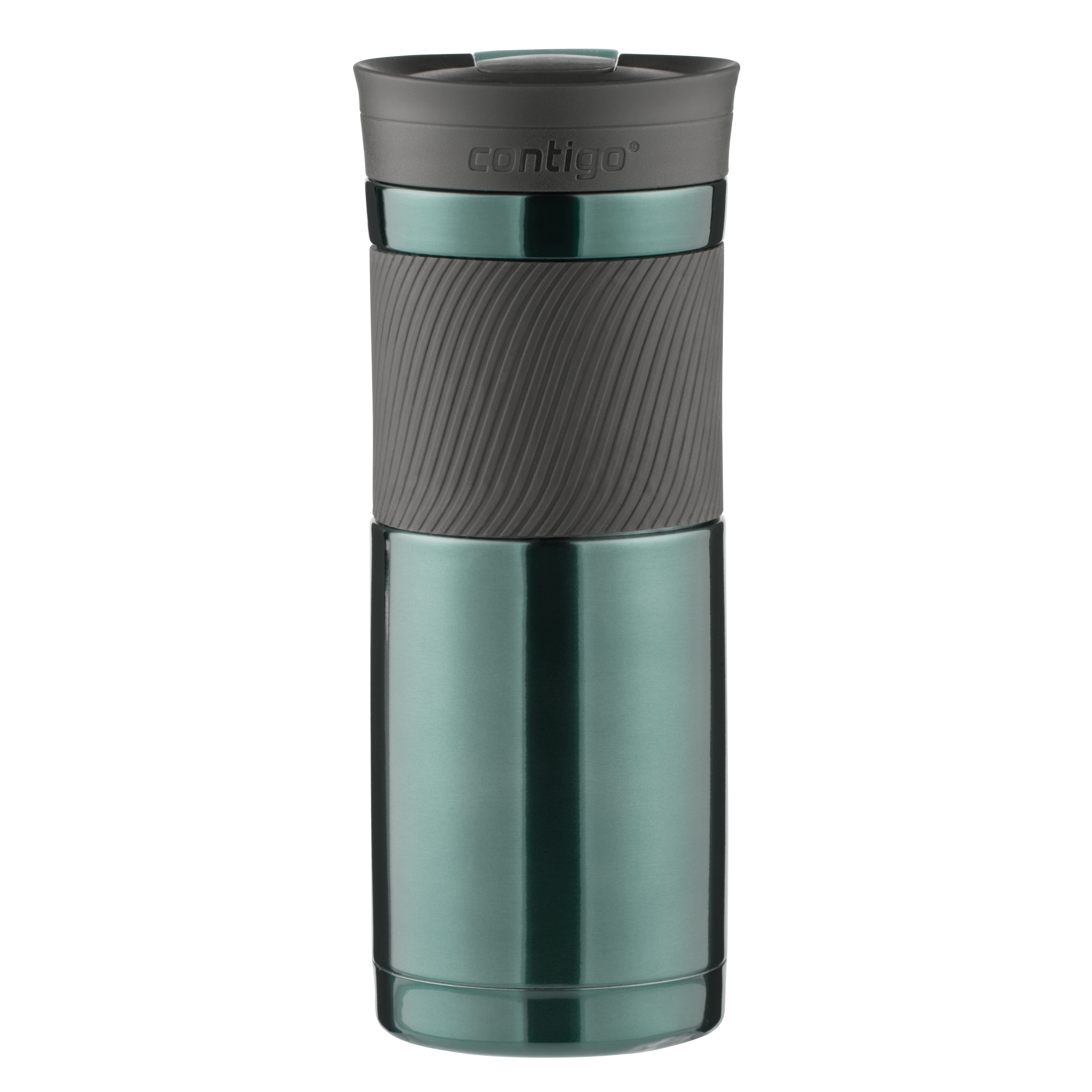 Contigo Byron Stainless Steel Travel Mug with SNAPSEAL Lid and Grip Grayed Jade, 20 fl oz. - image 2 of 5