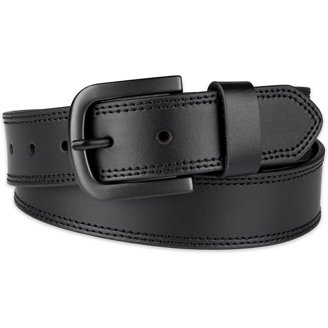 XZQTIVE Men's Metal Free Belt Hypoallergenic Leather Fit Pant41-45in, Black
