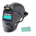 thumbnail image 2 of Auto-Darkening Welding Helmet with LED Headlamp, True Color LCD Lens & Wide View Visor for Arc/TIG/MIG, Lightweight Hood with 10 Protective Covers, 2 of 8