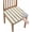 Brown, variant on Pink Striped Chair Seat Covers for Dining Room Stretch Chair Seat Covers Set of 2, Modern Farmhouse Pink White Stripes Chair Seat Protector Cushion Slipcovers for Kitchen Restaurant Office