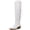 23YY08 White, variant on GLOBALWIN Women's Black Cowboy Boots Western Fashion Over The Knee Thigh High Cowgirl Boots Low Heel Size 11M