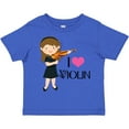 thumbnail image 3 of Inktastic Girls I Heart Violin Girls Toddler T-Shirt, 3 of 5