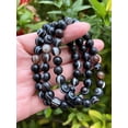 thumbnail image 6 of Banded Agate Matt Crystal Bead Bracelet 8mm, Wholesale Genuine Banded Agate Matt Stretch Gemstone Bracelet, Gift for Men & Women (2), 6 of 9