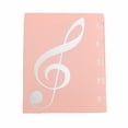 thumbnail image 1 of Pink 20 Pages Sheet Music Folder, Music Sheet File Paper Storage Folder A4 Spiral Binder for Sheet Music and Documents Organizer, Music Folders Binder Music Choral Storage Holder Band Folder, 1 of 8