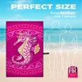 thumbnail image 4 of Microfiber Beach Towels Fast Drying Extra Large 71” x 32” Sand Free Super Lightweight, 4 of 9