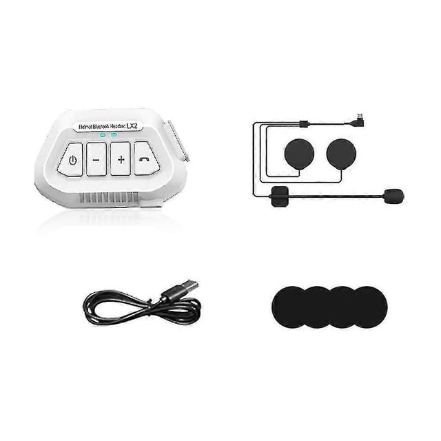 Lx2 Motorcycle Helmet Bluetooth Headset Bt5.0 Half Full Helmet Handsfree Call Ip67 Waterproof Cycli