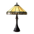 thumbnail image 2 of RADIANCE Goods Tiffany-Style 2 Light Mission Table Lamp 16" Shade, 2 of 3