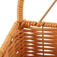thumbnail image 4 of IMITACIÓN Rattan Woven Canasta de pared colgante de la pared de 2 niveles Canasta tejida para la cocina del baño, 4 of 5
