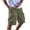 Green@GC@, variant on CONZONE Mens Cargo Shorts Elastic Waist Drawstring Hiking Shorts for Men Solid Color Lightweight Loose Fit Gym Athletic Shorts With Pockets