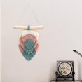 thumbnail image 4 of Tapiz colgante de pared de macramé bohemio colgante de pared hecho para , sala de , , adornos de dormitorio 25x30cm Soledad Macramé Tela decorativa, 4 of 8