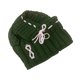 thumbnail image 2 of Gorro de invierno para perro, accesorio cálido para la cabeza, gorro de cosplay para fotos de mascotas Verde, 2 of 9