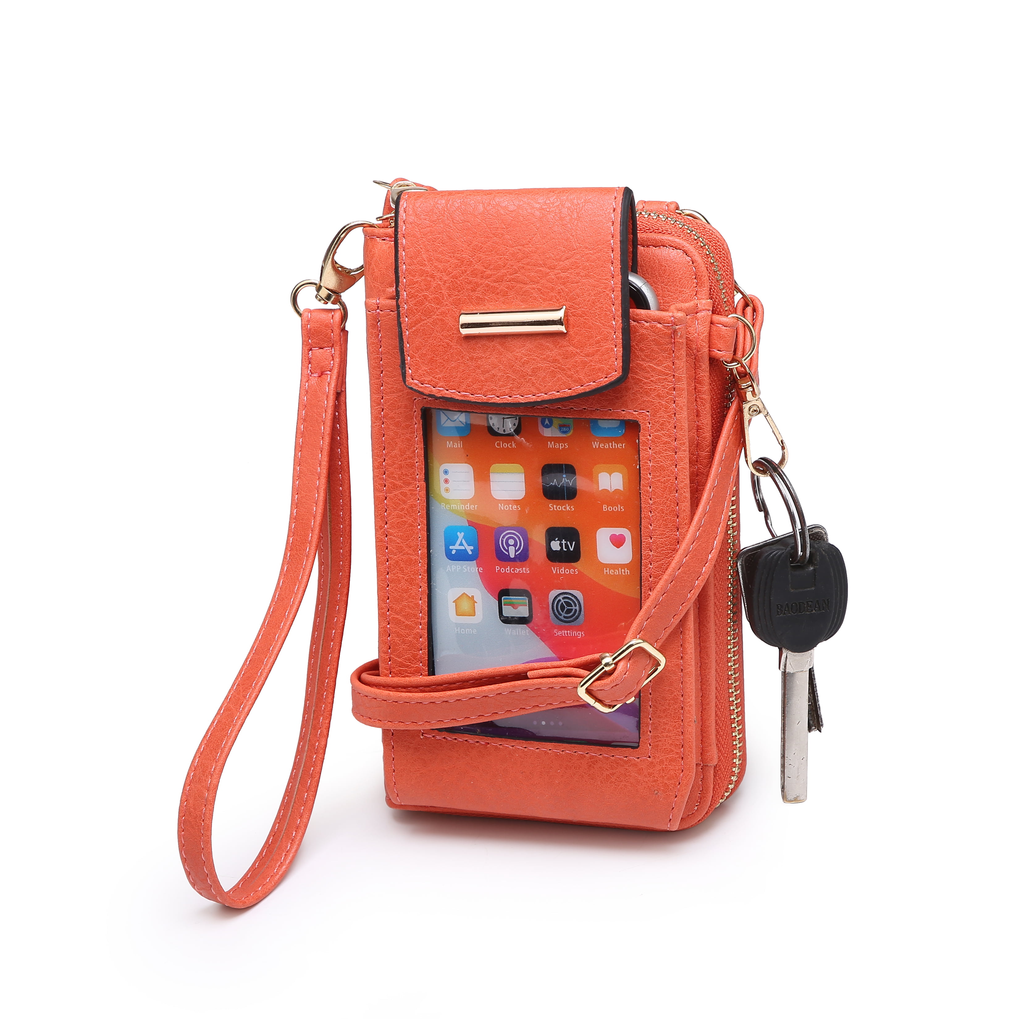 Touch Screen Phone Crossbody Shoulder Bag Purse Clucth Handbag Wallet Wristlet