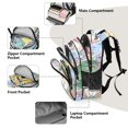 thumbnail image 5 of ALAZA Cat in Flowers School Backpack Elementary Bag Bookbag Travel Rucksack, 5 of 6