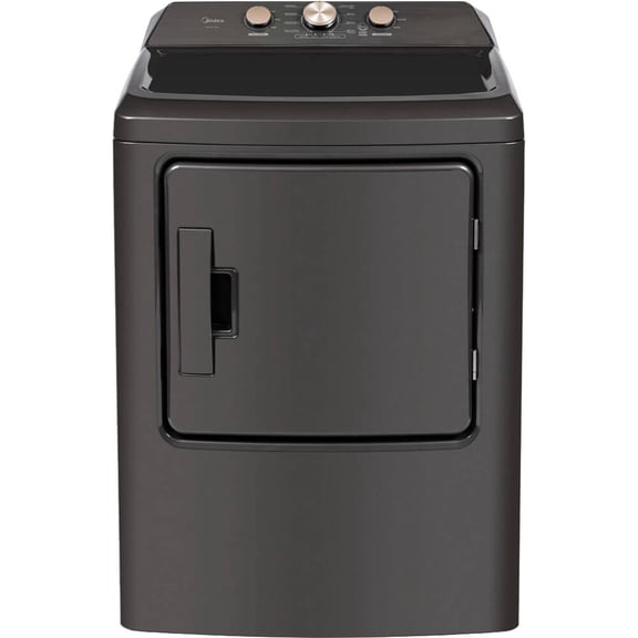 Midea MLTE41N1BMG 7 Cu. Ft. Grey Front Load Electric Dryer
