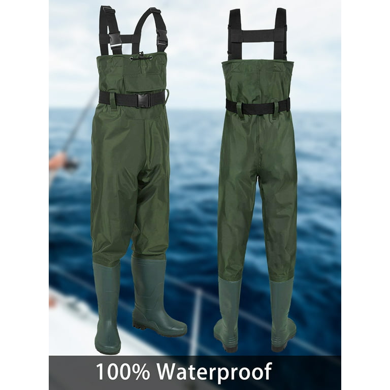 Careslong Fishing Pants Waterproof Nylon One-piece trousers for Fishing 