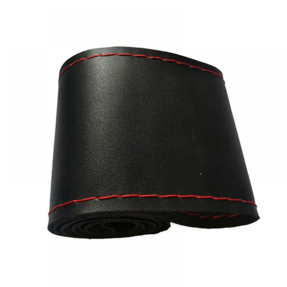 Steering Wheel Leather Cover,38cm / 15in Leather Steering Wheel Cover