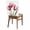 Pink, variant on Purple Tulip Chair Back Covers Set of 4 Transparent Flower Removable Dining Chair Slipcovers Washable Seat Protector for Restaurant Party Banquet Kichen Decor