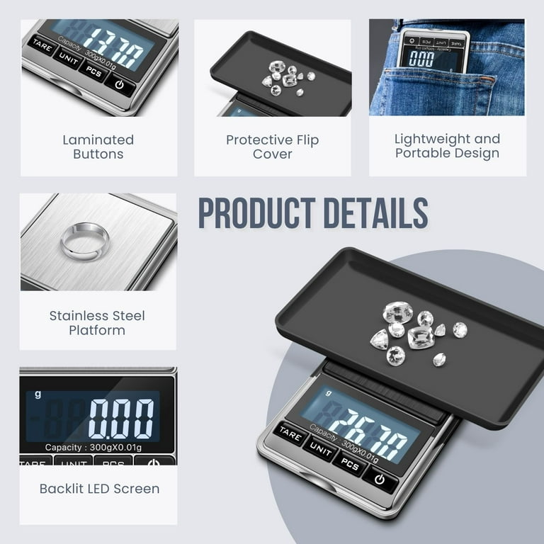 The smallest scale in the world! EDC Pocket Digital Scale! 