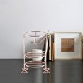 thumbnail image 4 of WIFKLSIIPG Powder Puff Storage Rack Makeup Egg Rack Makeup Air Cushion Shelf Small Waist Three Six Sides Makeup Sponge(Rose Gold), 4 of 7