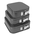 thumbnail image 1 of JUEGO DE MOLLES DESMONTABLES, Moldes Cuadrados para pasteles, Molde Para Tarta de Queso, pasteles desmontables moldes, Antiadherente molde para Hornear Con Diseño A Prueba de, 1 of 7