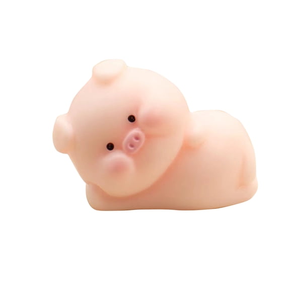 Pig Miniature Figurines, Micro Landscape Small Piggy Desktop Ornaments, Adorable Resin Animal Sculpture for Terrarium Decor and Fairy Garden Accessories