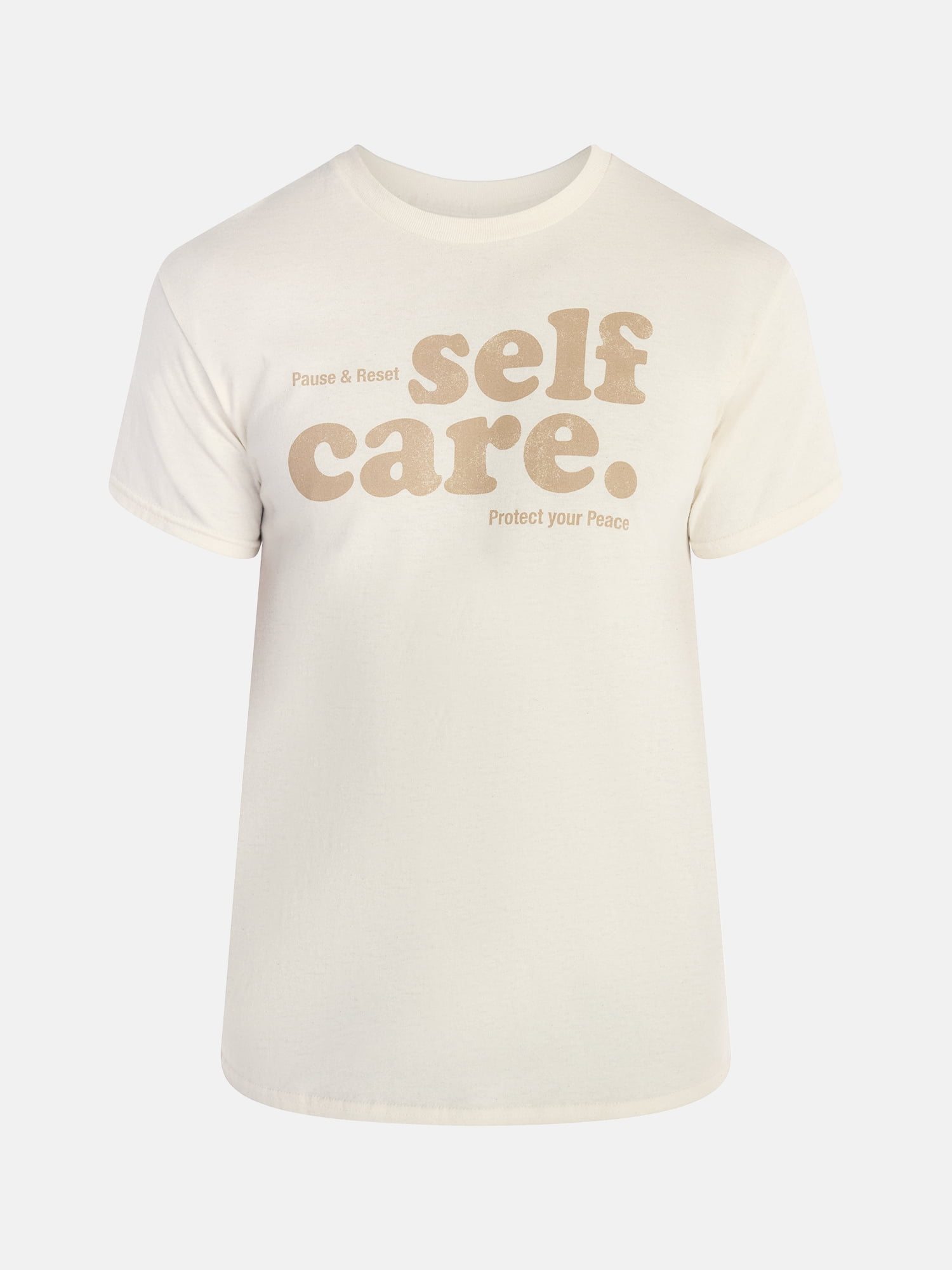 Humor Men's and Big Men's Self Care Graphic Tee with Short Sleeves, Size S-3XL