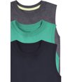 thumbnail image 3 of Fruit of the Loom Boys Sleeveless Muscle Shirts, 3 Pack, 3 of 5