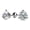 Platinum, variant on 0.75 to 5 Carat IGI Certified LAB GROWN Round Cut Diamond Earrings 3 Prong Screw Back Value Collection (E-F Color, SI1-SI2 Clarity) 14K White Gold 1 Carat