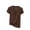 #293-Coffee, variant on Short Sleeve Tops for Women Summer V Neck Solid Color Soft Modal Blend Comfy Shirts