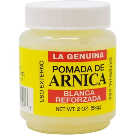 POMADA DE ARNICA BLANCA REFORZADA LA GENUINA 2 oz