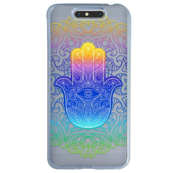 Funda Antigolpes InstaCase para ZTE Blade V8 Mano de Fátima de Colores