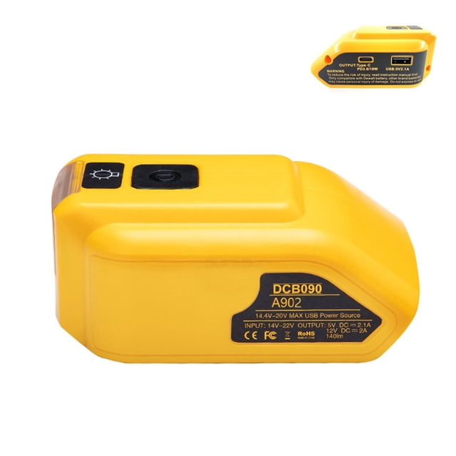 14.4-20V LED Tool Lamp Work Light For 18V 20V Li-ion Battery 1250 Lumen Cordless Lantern Flashlight Spotlight