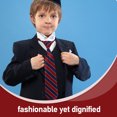 thumbnail image 3 of GOOHOCHY Corbata de disfraz de estudiante ajustable y colorida para niños y niñas, accesorio de uniforme con banda elástica, corbata de 32 cm para eventos y actuaciones escolares, 3 of 8
