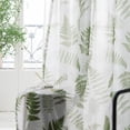 thumbnail image 3 of Monfince Floral Sheer Curtains for Living Room Rod Pocket Voile Drapes, 39.37"x 78.74", Green (1 Panel), 3 of 7