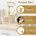 thumbnail image 5 of 6 pack Gold Coffee Syrup Pumps - Dispenser Pump for Syrup Bottles Coffee Flavoring Syrup Pump Fits 25.4 Oz/ 750ml Bottles -, 5 of 6