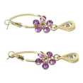 thumbnail image 2 of Flower zircon new trendy, unique, fresh, sweet, and high-end ear clasp, 2 of 10