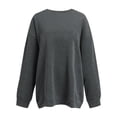 thumbnail image 5 of Sudadera para mujer Sudaderas de cuello redondo Festival Moda Otoño Impreso Blusa de manga larga suelta Casual Pullover Tops Sudadera Odeerbi  ODB-5, 5 of 5