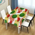 thumbnail image 6 of Coolnut Watermelon Rectangle Tablecloth,Dinner Table Cover for Outdoor & Indoor Patio, Picnic, BBQ, Holiday Party 60x108In, 6 of 7