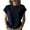 Dark blue, variant on Womens 2025 Cap Sleeve Tops Casual Crew Neck Loose Fit Sweater Vest Lightweight Knit Pullover Tank Summer Tops Knit Short Sleeve Soft Blouse for Daily Wear Blackish Green L