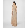 thumbnail image 3 of Vestido de noche Adrianna Papell con escote en la espalda y lentejuelas, 3 of 7