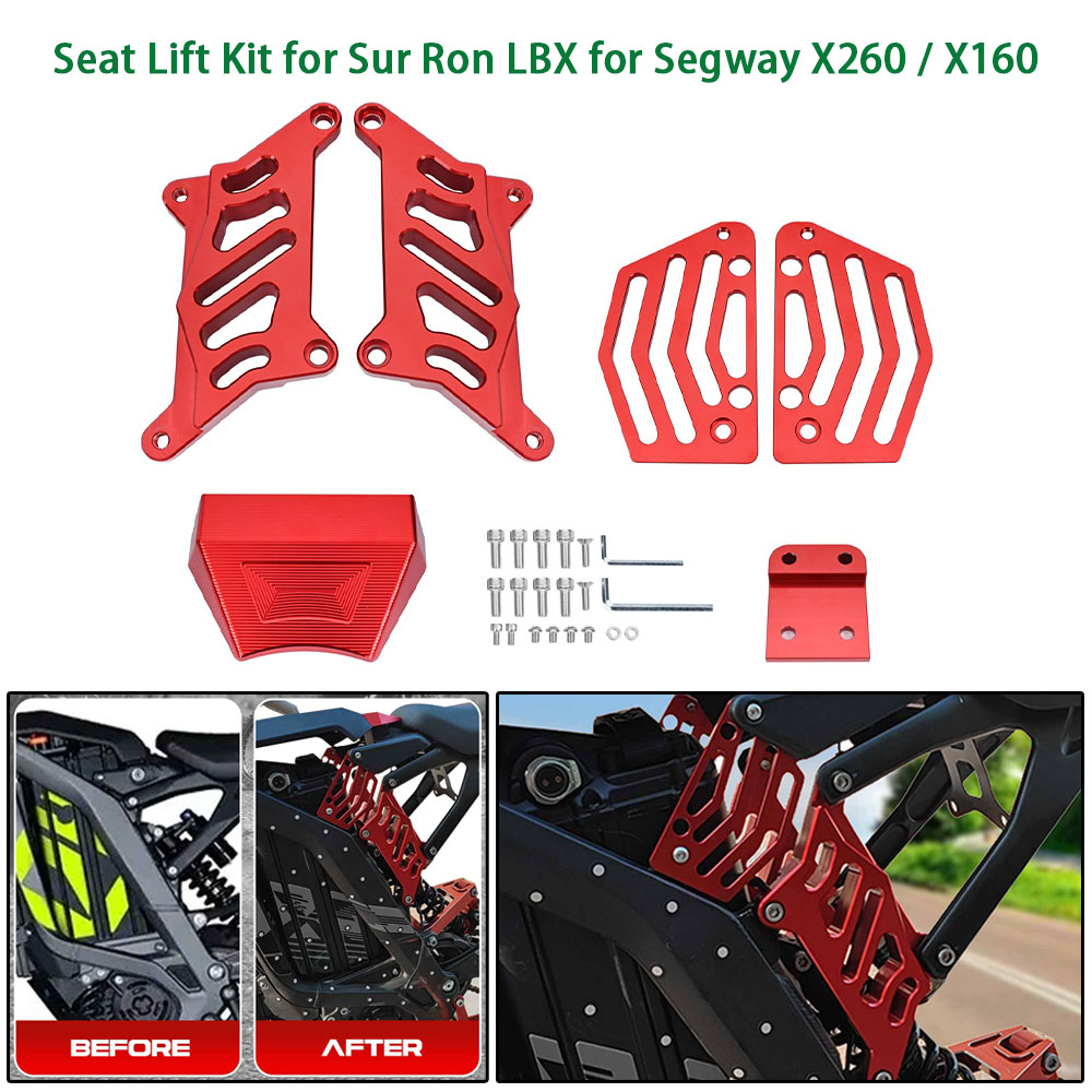 ALLTIMES Subframe Riser Seat Lift Kit for Sur Ron LBX for Segway X260