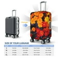 thumbnail image 4 of Balery Marigold Flowers In Different Colors Funda de equipaje, fundas para maletas, elástica, lavable, protector de maletas, compatible con maletas de 18 a 32 pulgadas-X-Large, 4 of 7