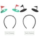 thumbnail image 3 of FELTECHELECTR Diadema para eventos deportivos, diadema con purpurina, accesorio para la cabeza para fiestas deportivas y juegos deportivos., 3 of 4