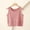 Pink(New), variant on PNTUTB Women's Sleeveless Top,Fashionable Solid-Color Minimalist Versatile Casual Comfortable Round-Neck Cropped Tank Top