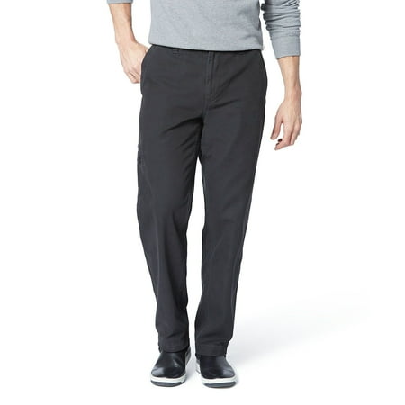 Men's Dockers® Comfort Cargo Classic-Fit Flat-Front Cargo Pants Color: Charcoal Size: 36X30