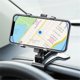 thumbnail image 1 of Car Accessories Sun Visor Clip Mount 360 Rotatable Hud Car Dashboard Phone Holder Gps Navigation Rack Rearview Mirror BracketBlack He Qiyong unisex, 1 of 1