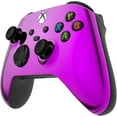 thumbnail image 3 of Wireless Controller for Microsoft Series X/S & One - Custom Soft Touch Feel - Custom Series X/S Controller (X/S Purple Chrome), 3 of 4