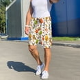 thumbnail image 5 of Wukai Animals Forest Men’s Short Pajama Pants With Pockets Soft Sleep Pj Shorts for Men-Medium, 5 of 6