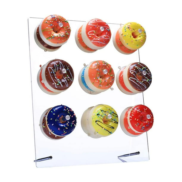 Acrylic Donut Holder Safe Donut Display Stand Transparent Donut Bracket Easy Clean Donut Hook