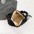 thumbnail image 2 of Bolso bandolera para mujer, bolso de mano informal plisado con nube para mujer, bolso de mano sencillo para chicas, 2 of 9